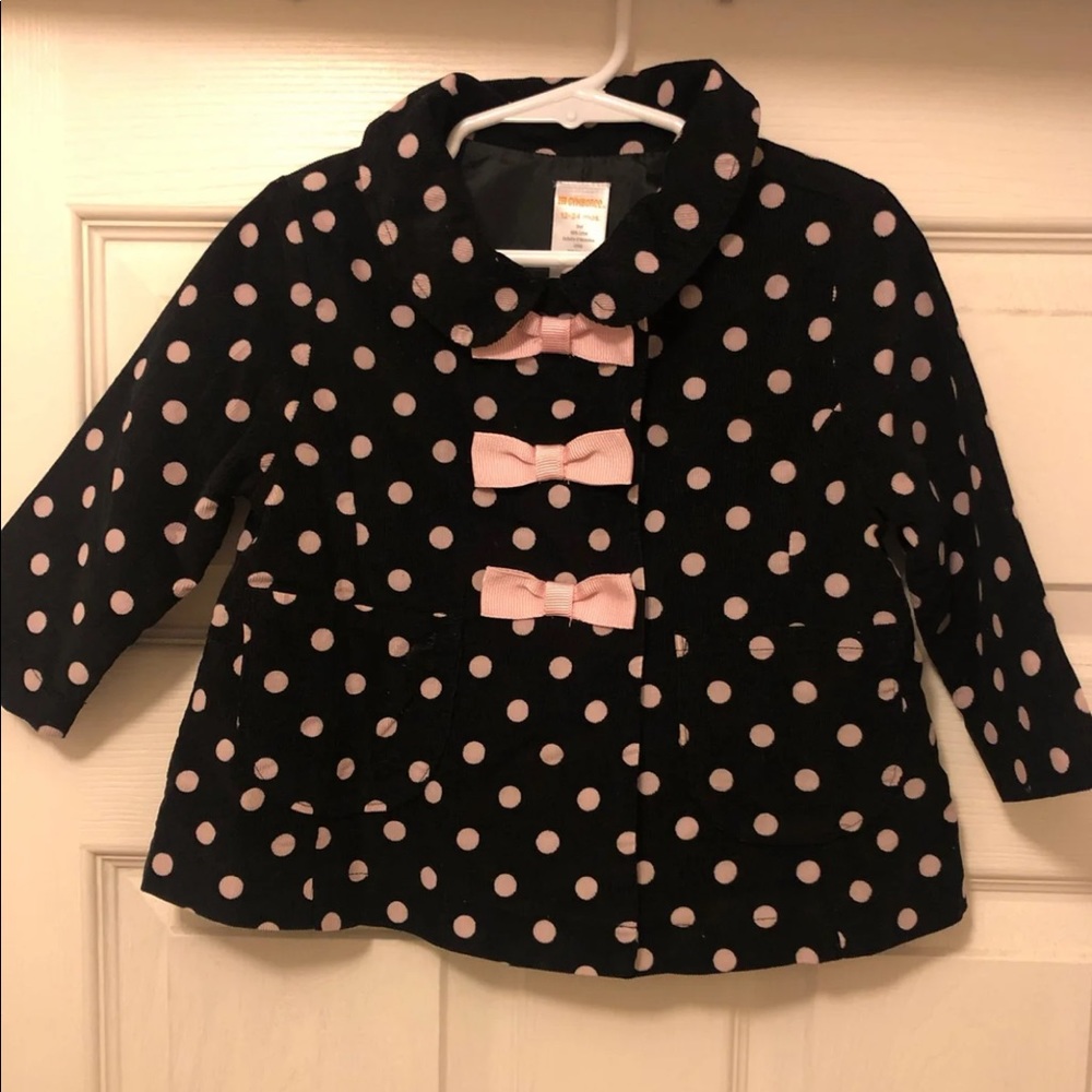 Polka dot coat